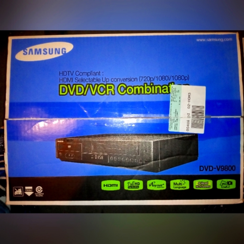 Samsung DVD/VCR combination DVD-V9800
